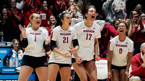 what happened with the wisconsin volleyball team|Wisconsins return to the NCAA volleyball Final Four。